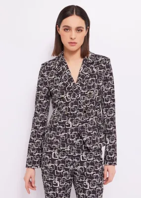 Blazer con stampa