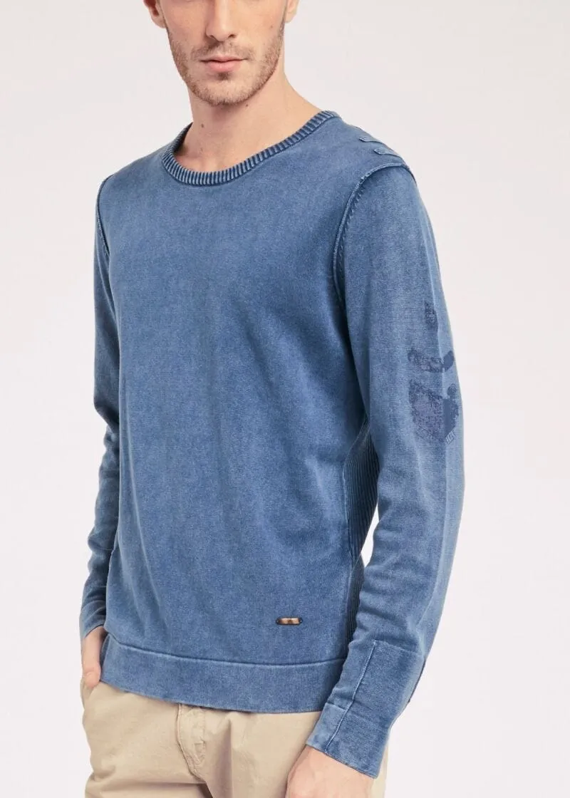 Maglia a costine grafiche