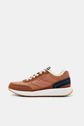 Sneakers in pelle scamosciata